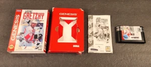 Wayne Gretzky and the NHLPA All-Stars (Sega Genesis, 1995) cartón probado en caja original - Imagen 1 de 5