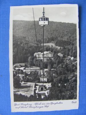 Postkarte Ansichtskarte kleinformat Niedersachsen Bad Harzburg Seilbahn Bergbahn - Bild 1 von 2