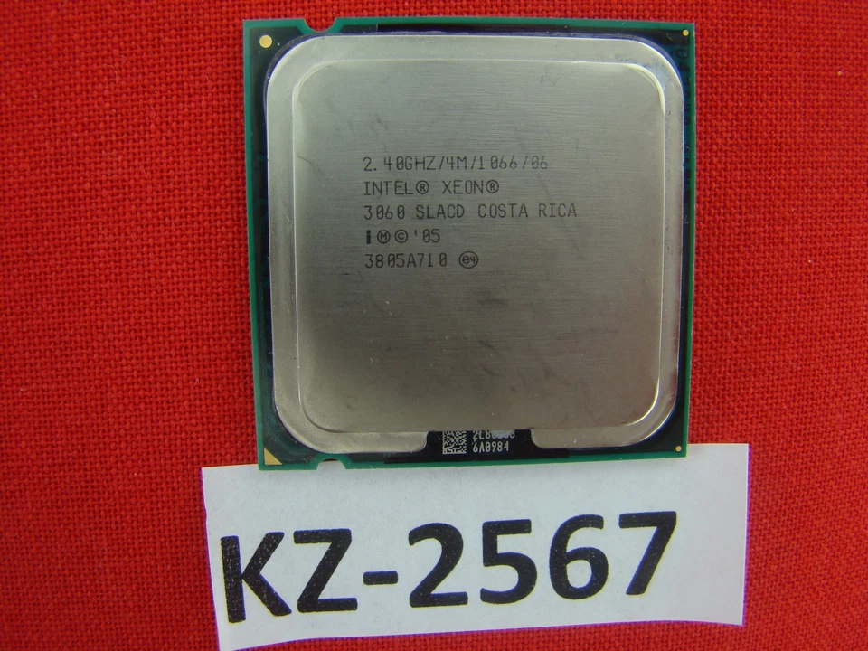 Xeon Dual Core 2,4 GHZ/4M/1066 3060 Slacd FSB 1066 Socket 775 #KZ-2567 - Image 1 of 1