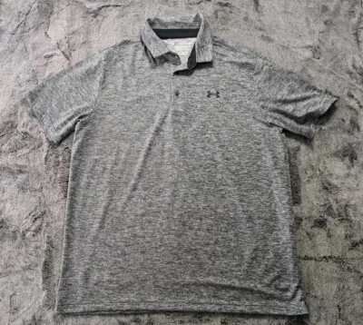 Under Armour The Playoff Polo Shirt Men's Size XL Gray - Image 1 of 4