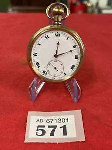 Antiguo Reloj Bolsillo Buren 15J Movimiento Suizo en Estuche Dennison Moon Completo Funcionando - Imagen 1 de 10