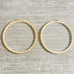 2 Vintage Wooden 10” Needlepoint Embroidery Hoop Needlework Crafts Frame Taiwan - Picture 1 of 9