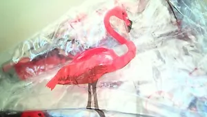 New Inflatable Pink Flamingo Pool Donut | Float - Picture 1 of 2