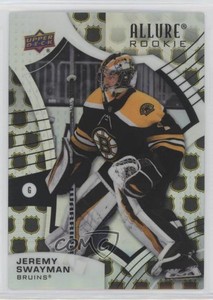 2021-22 Upper Deck Allure Rookies 1917 NHL Shield Jeremy Swayman #146 Rookie RC