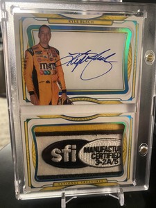 2022 Racing National Treasures Kyle Busch Firesuit Auto Booklet 1/1 🔥