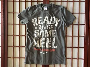 Florida Georgia Line Ready To Raise Some Hell Graphic Gray T Shirt Women Size S - Picture 1 of 5