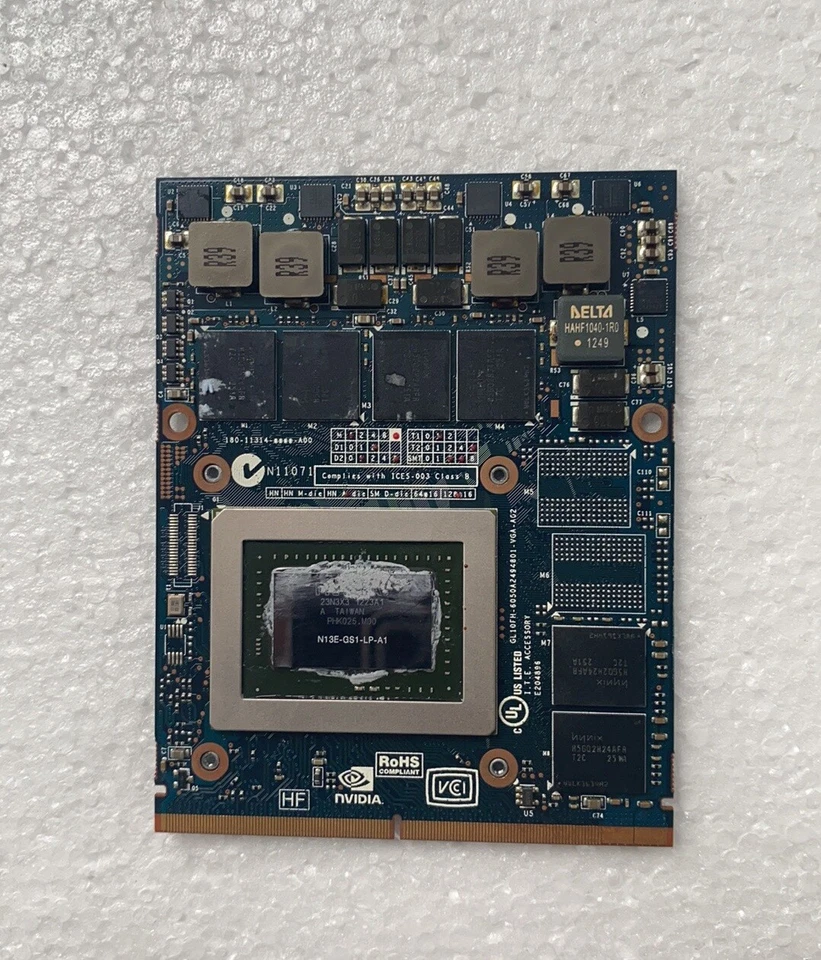 Toshiba Qosmio X870 X875 Nvidia GTX 670M 3GB Graphics Video Card N13E-GS1-LP-A1 - Image 1 of 1