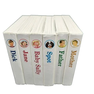 My First Dick & Jane Library Set of 6 Children's Book Set Retro Board Books - Imagen 1 de 4