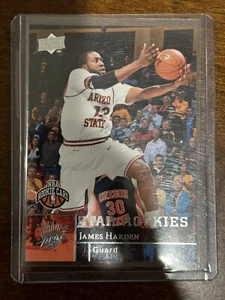 2009-10 Oberdeck - Star Rookies #227 James Harden (RC) Rookie Karte Thunder - Bild 1 von 2