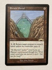 1x MTG Magic The Gathering ERRATIC PORTAL (Exodus RARE) Artifact UNPLAYED MINT