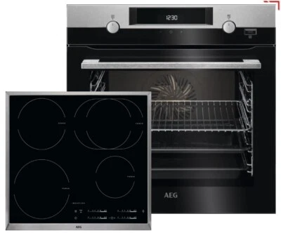 AEG Set Backofen BD431C SteamBake EEK  : A+ und Induktions Kochfeld ID6411 - Bild 1 von 4