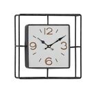 The Novogratz Black Metal Wall Clock - 12 X 3 X 12 Black 12 X 3 X 12