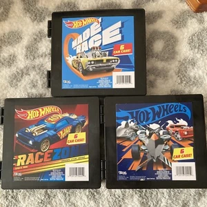 Hot Wheels 6 Car Travel Storage Case (Lot of 1 Plus 6 Cars). Random Case/Cars. - Picture 1 of 2