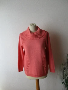Louis Leonhardt Damen Pullover Gr. 40 lachsfarben Rollkragen wie neu - Bild 1 von 9