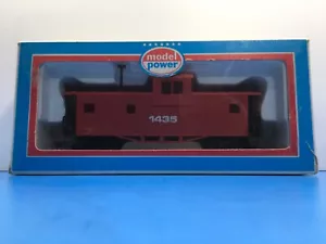HO Scale "1435” Freight Train Caboose / Model Power Brand W/Box - Picture 1 of 12