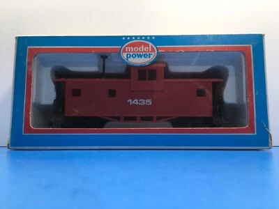 HO Scale "1435” Freight Train Caboose / Model Power Brand W/Box - Image 1 of 4