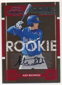ALEX BUCHHOLZ 2008 PLAYOFF CONTENDERS RC ROOKIE TICKET AUTOGRAPH SP AUTO  C1