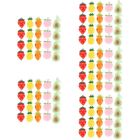  100 Pcs Resin Pendant Crafts Making Fruit Charm Jewelry Charms