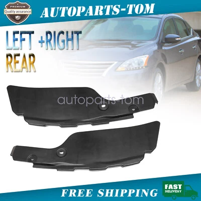 2 PIEZAS EMBELLECEDOR DE PARACHOQUES NUEVO PARA NISSAN SENTRA 2013-2019 TRASERO IZQUIERDO Y DERECHO Foto 1 de 4