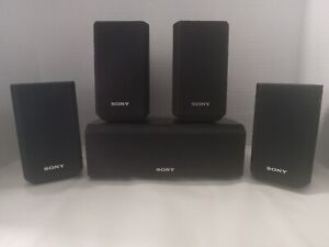 Sony Surround Speakers 1 SS-CNP2 / 4 SS-MSP2 Lot Of 5 