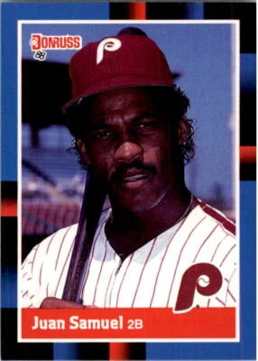 1988 Donruss #288 Juan Samuel - NM - Image 1 of 2