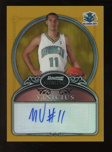 2006-07 Bowman Sterling Marcus Vinicius #74 RC GOLD AUTO #/599 - Picture 1 of 2
