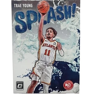 Trae Young Panini Donruss Optic Splash 5 Atlanta 2021-22 - Imagen 1 de 2
