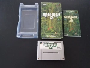 Nintendo Super Famicom SFC Seiken Densetsu 2 Completo CIB Importación Japonesa US SEL - Imagen 1 de 3