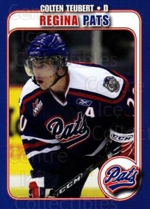 2008-09 Regina Pats #24 Colten Teubert
