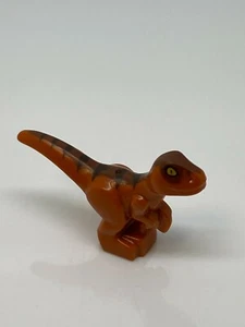 Lego Dinosaur Baby Standing with Dark Brown Stripes Animal #48 - Picture 1 of 2