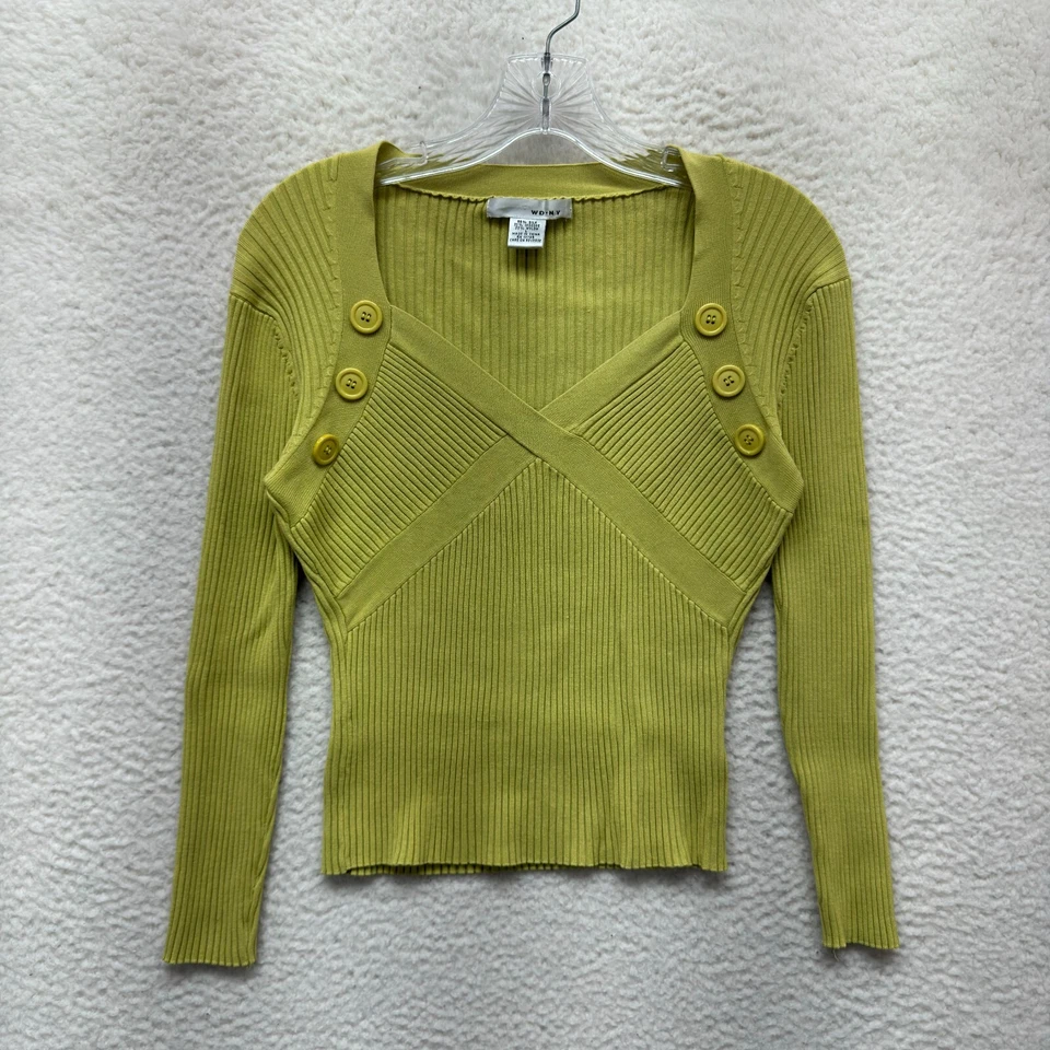 Y2K 复古上衣大号 Chartreuse 波西米亚仙女垃圾奇思戈斯 Corpcore 办公室 — 第 1/4 张图片