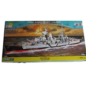 COBI Historical Prinz Eugen Heavy Cruiser Modelo Bloque Set #4823 DMG PAQUETE - Imagen 1 de 16