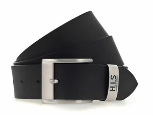 H.I.S cinturón 40mm Leather Belt W80 Black - Imagen 1 de 2