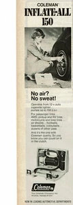 Pubblicità Stampa Vintage 1979 The Coleman Company Gonfia - Tutti i 150 Pneumatici Pressione Aria - Foto 1 di 2