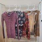 4 womens small tops 1 large, some western, rue 21 bundle