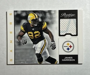 2012 Panini Prestige James Harrison Gamers Patch Jersey Card - Picture 1 of 2