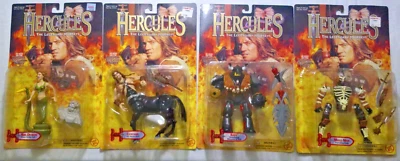 De colección Hércules Legendary Journeys Mole-Man, She-Demon, Centauro, Ares 4 figuras Nuevo en caja Foto 1 de 4