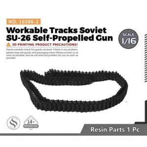 SSMODEL SS16586-2 1/16 Model Workable Tracks Soviet SU-26 Self-Propelled Gun - Bild 1 von 4