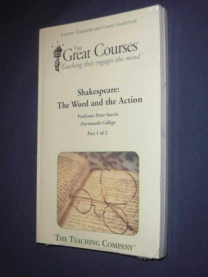 Teaching Co Great Courses TRANSCRIPTS :      SHAKESPEARE The Word and the Action - Image 1 of 1
