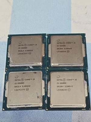 Cp-29. Intel Core i5-6600k 3.50GHz Quad Core CPU Processor SR2L4 Lot Of 4 - Image 1 of 4