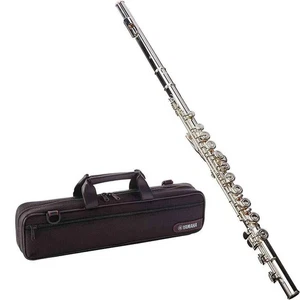 Flauta de estudiante Yamaha plateada desplazada G YFL 222HD con estuche y bolsa / RÁPIDA Y SEGURA - Imagen 1 de 2