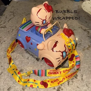 2025 Universal Studios HHN Chucky Hello Kitty Car Popcorn Bucket BUBBLE WRAPPED! - Picture 1 of 9
