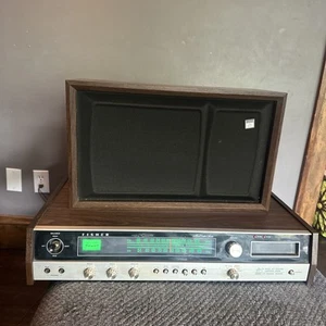 Vintage Fisher 8 Track Player Model 4080 Receiver / Music Center Speaker Ms-10 - Picture 1 of 11