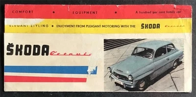 SKODA OCTAVIA Car Sales Leaflet Brochure 1961 - Image 1 of 3