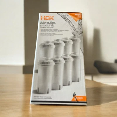 Water Pitcher Replacement Filter Cartridge Universal Fits Brita 6-Filters #F003 - Image 1 of 4