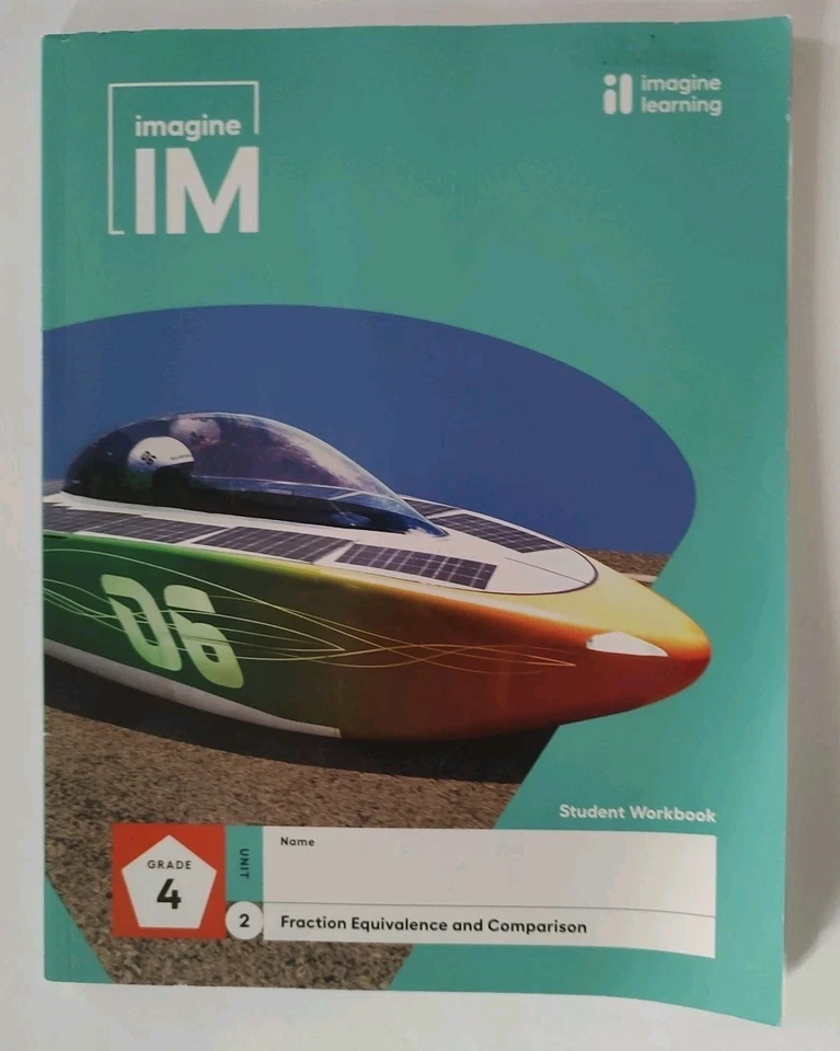 Imagine IM Student Workbook Grade 4 Unit 2 - Fraction Equivalence and Comparison - Image 1 of 4
