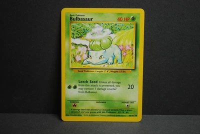 Bulbasaur #44/102 Base Set 1999 Light Play To Near Mint - Image 1 of 2