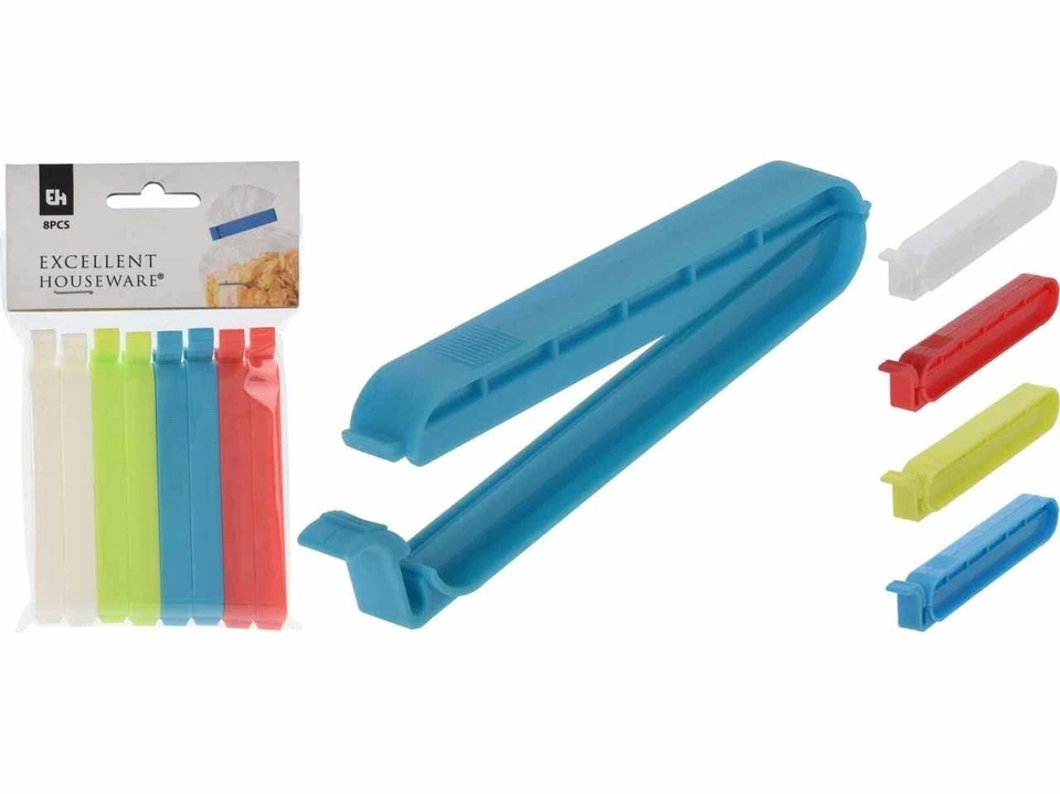 Excellent Houseware Clip per Borsa, Polipropilene, Multicolore - Immagine 1 di 1