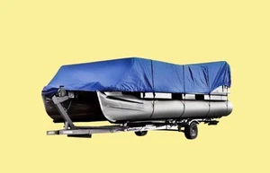 Budge P-600-3 Blue 24' To 28' Pontoon Cover #4506 AMZ34 - Picture 1 of 5