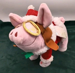 Gemmy Christmas Flying Pig Dances And Sings “ I Just Wanna Fly” Tested Working - Picture 1 of 4